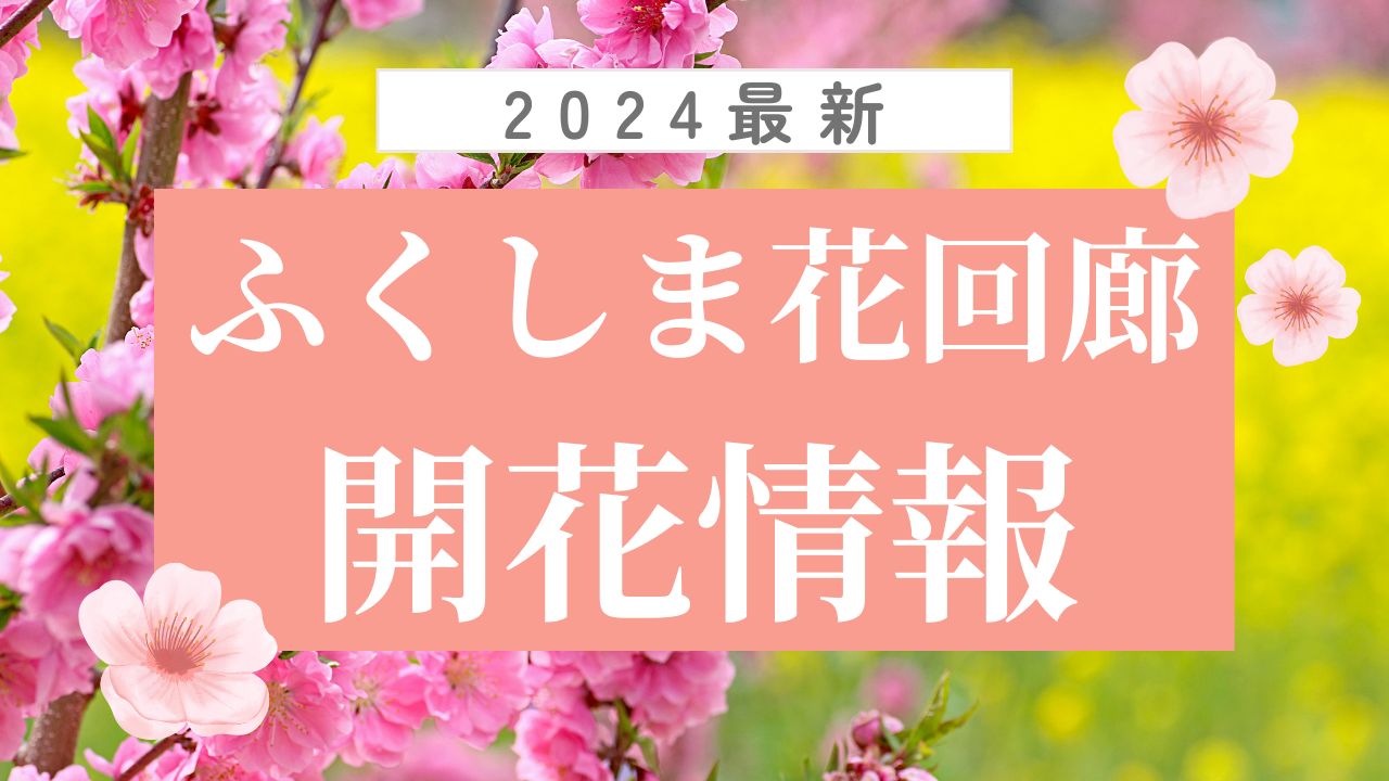 【2024年】ふくしま花回廊開花情報（4/23更新）